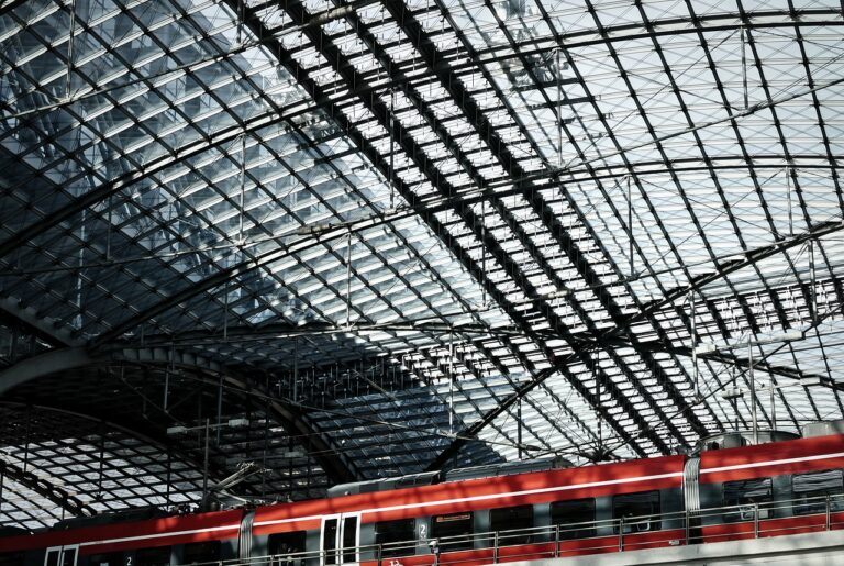 glass roof, railway station, berlin